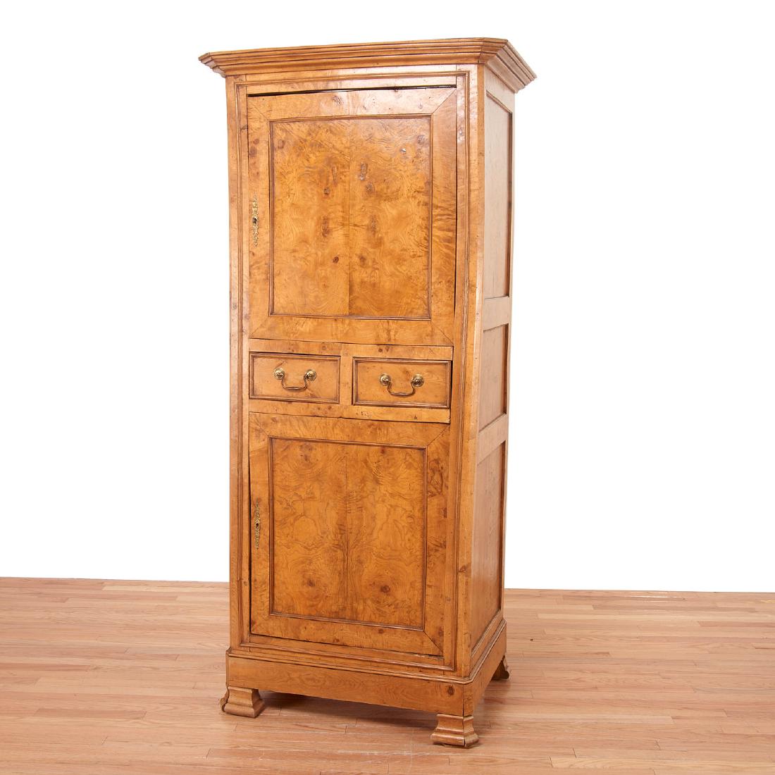 Continental burl elm cabinet (1 of 7)