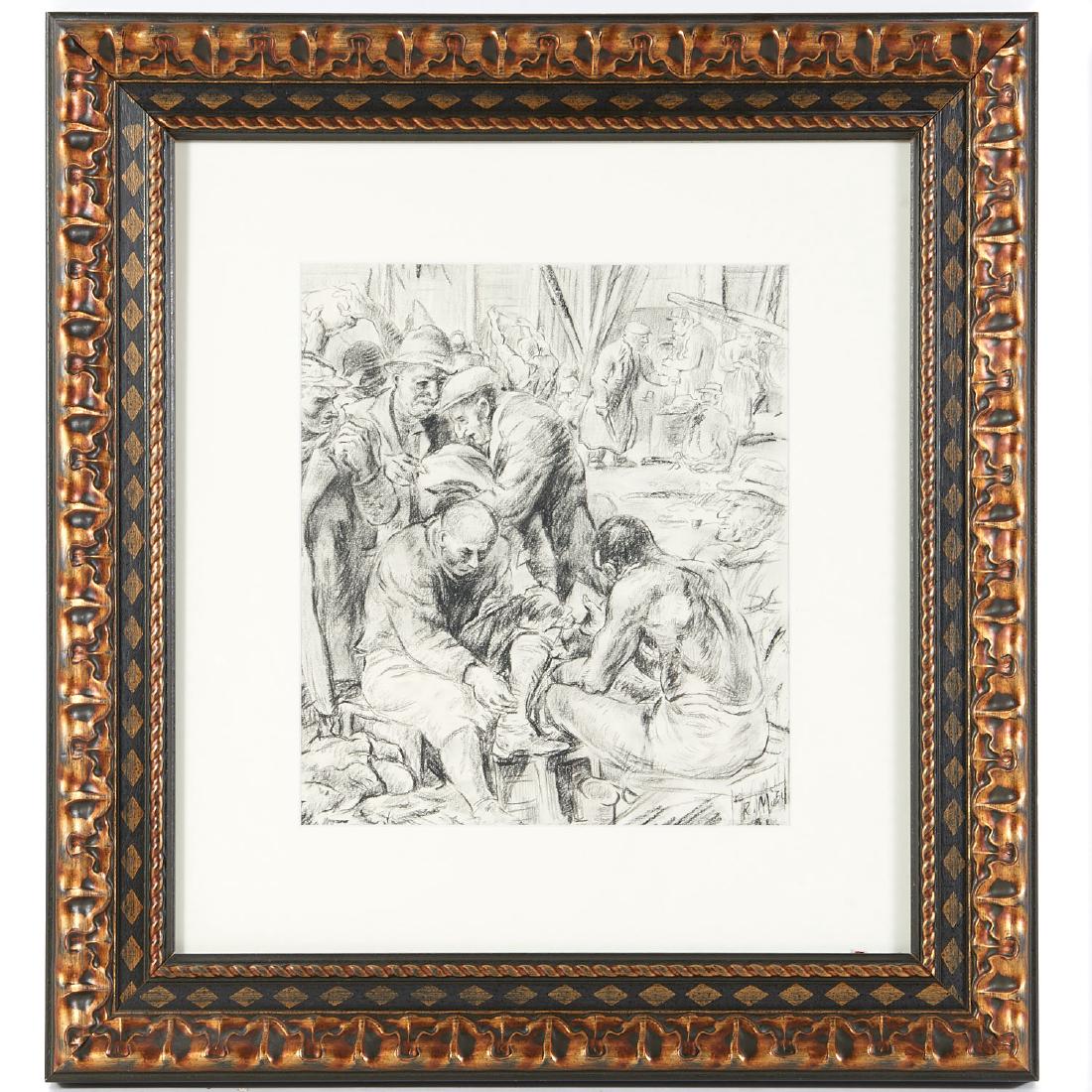 Reginald Marsh, drawing (1 of 5)