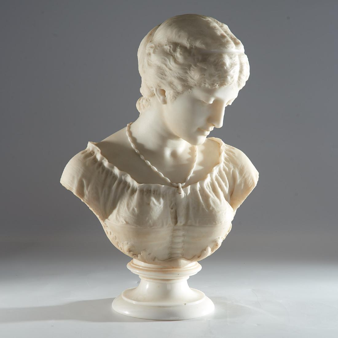 William Couper, white marble bust (1 of 8)