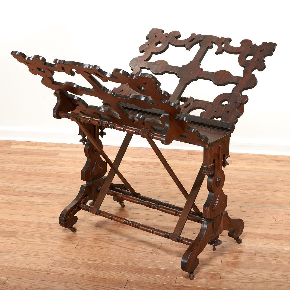 Victorian library folio rack (1 of 8)