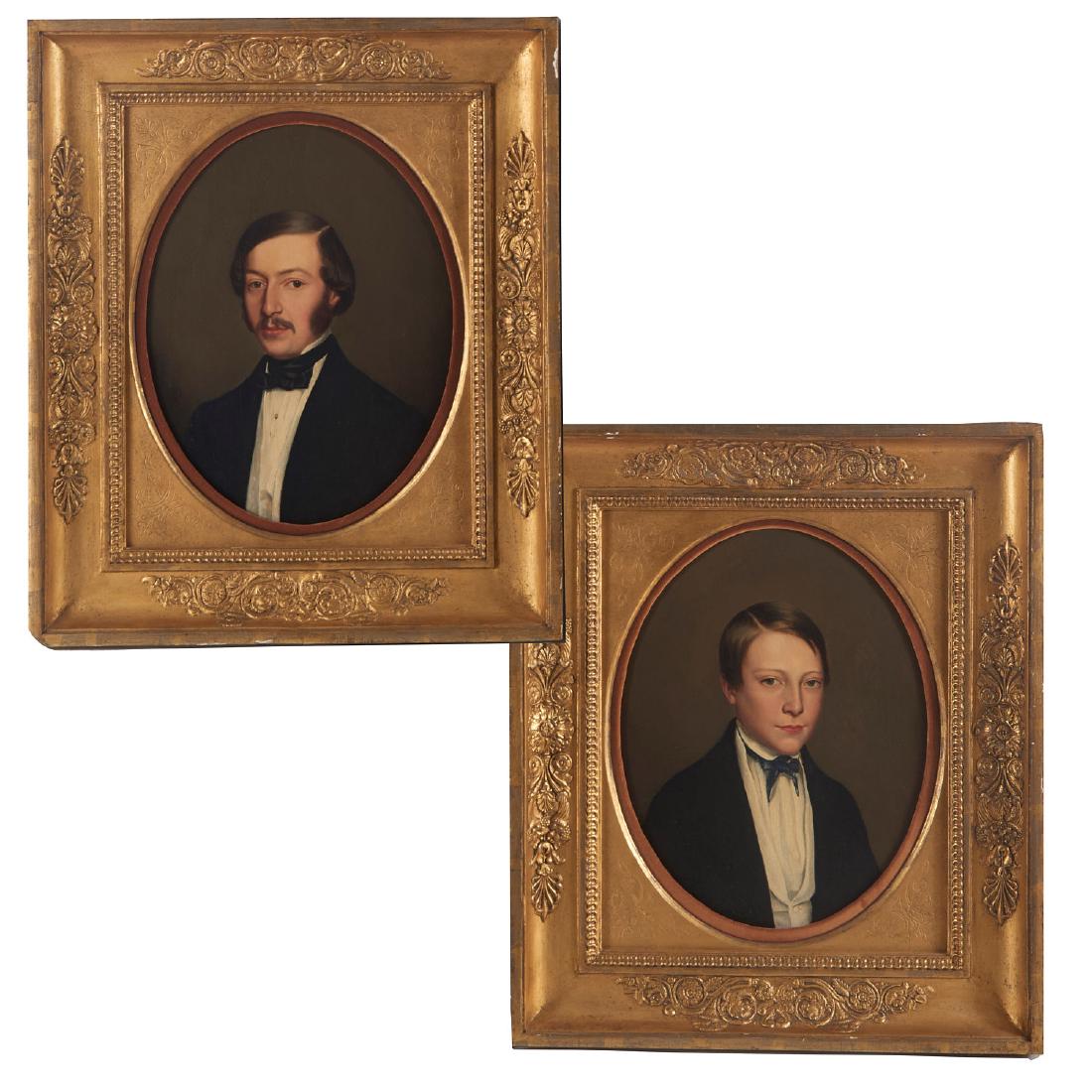 New York School, pair paintings (1 of 7)