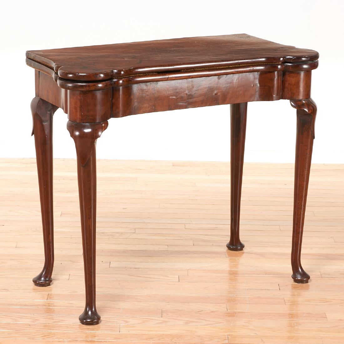 Queen Anne mahogany games table (1 of 9)