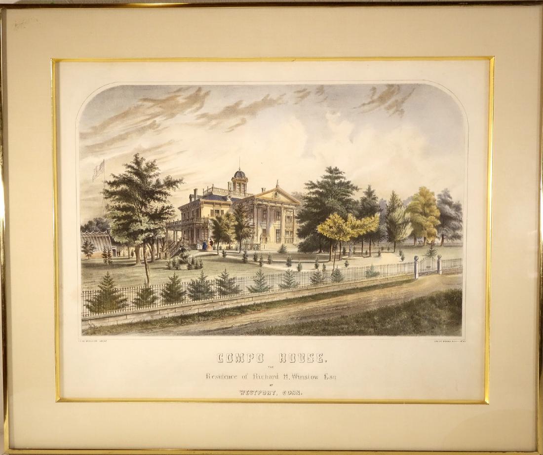 Thomas Bonar, New England color lithograph (1 of 9)