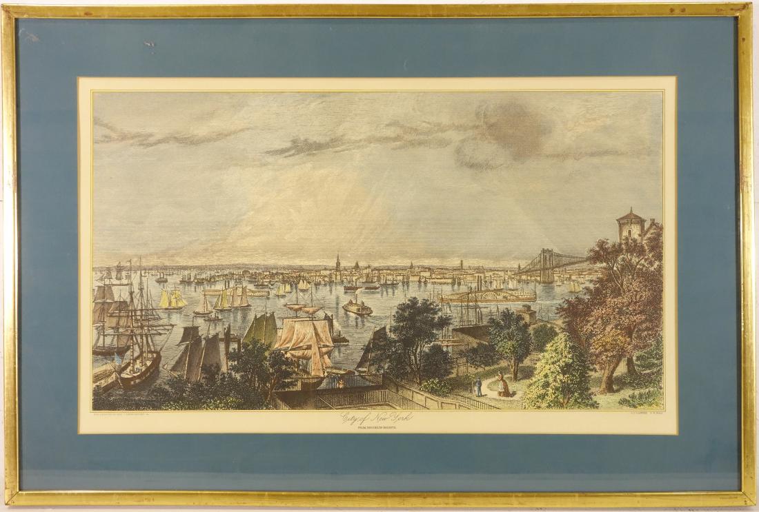 G.R. Hall, NYC color lithograph (1 of 8)