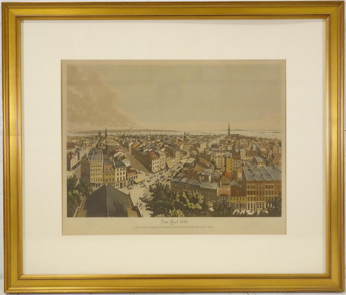 Raoul Varin, Manhattan signed engraving (1 of 7)