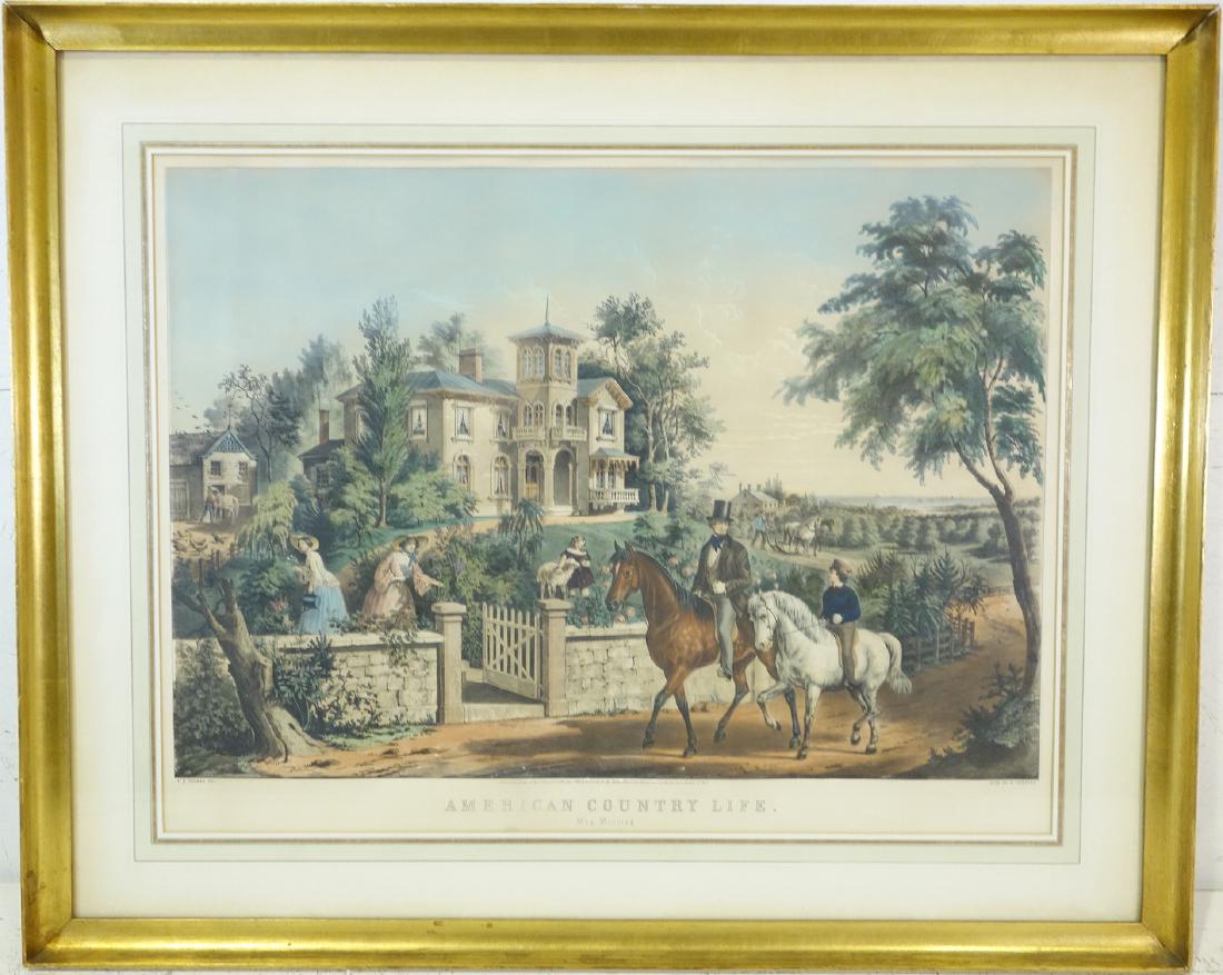 Nathaniel Currier, color lithograph (1 of 8)