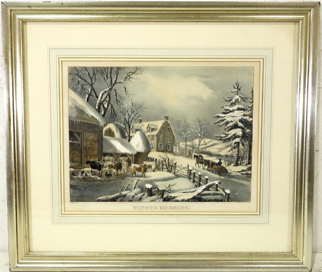 Currier & Ives, color lithograph (1 of 10)