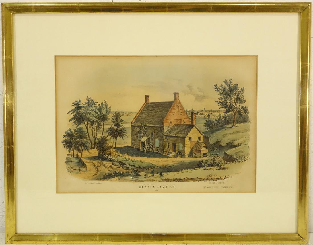 Nathaniel Currier, NYC color lithograph (1 of 7)