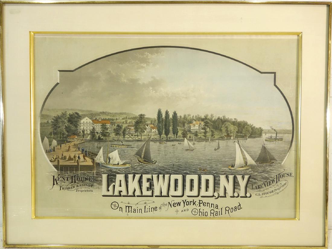 American School, NY color lithograph (1 of 6)