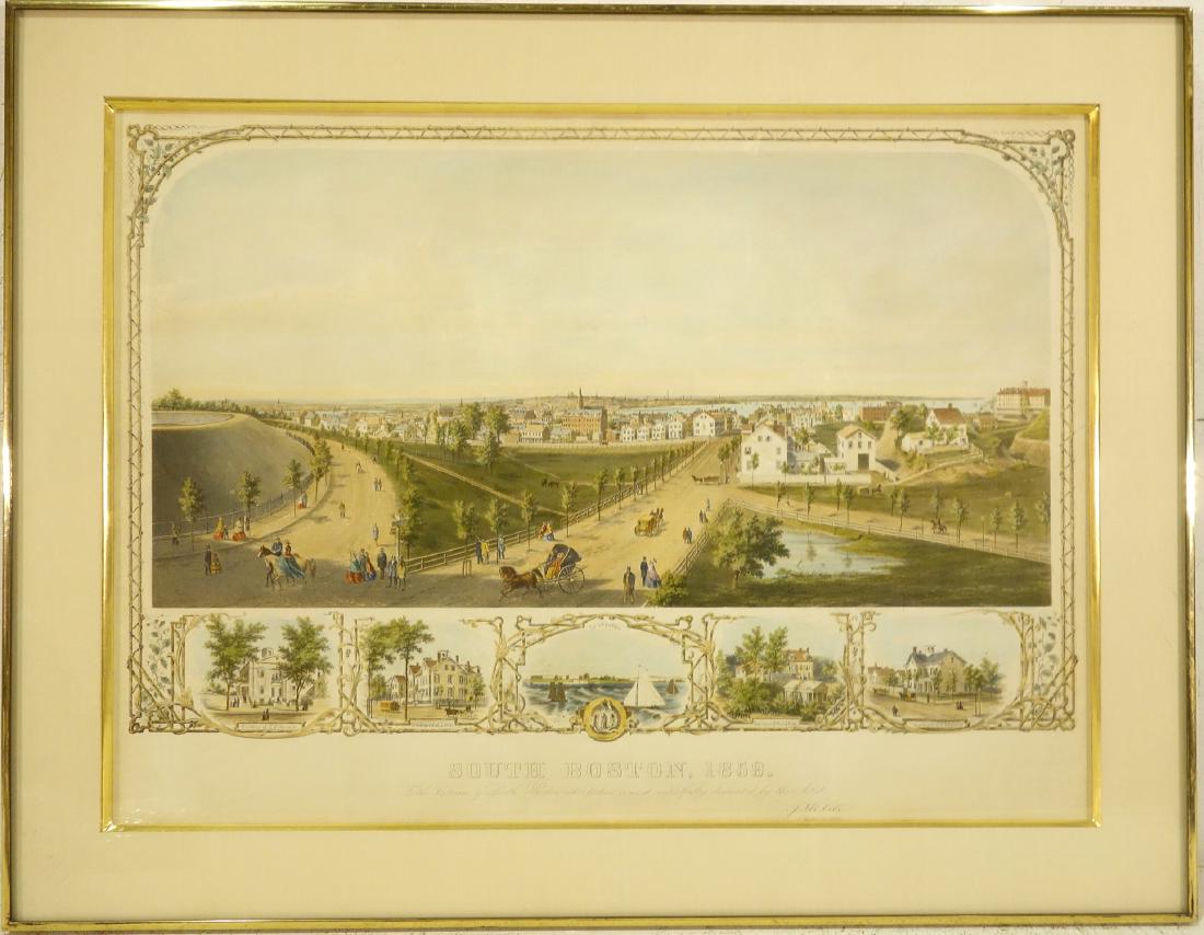 Joseph Foxcroft Cole, Boston color lithograph (1 of 7)