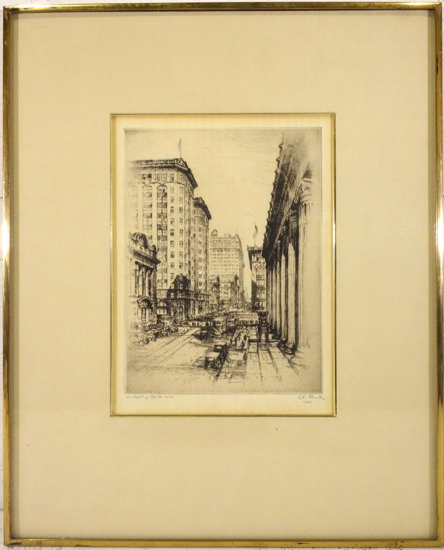 Anton Schutz, Baltimore etching (1 of 8)