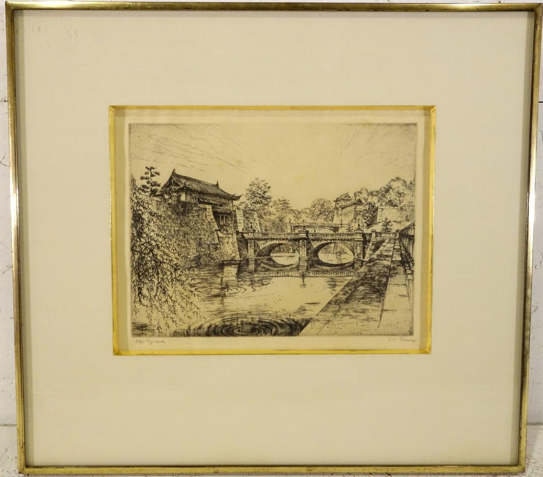 Anton Schutz, Tokyo etching (1 of 7)