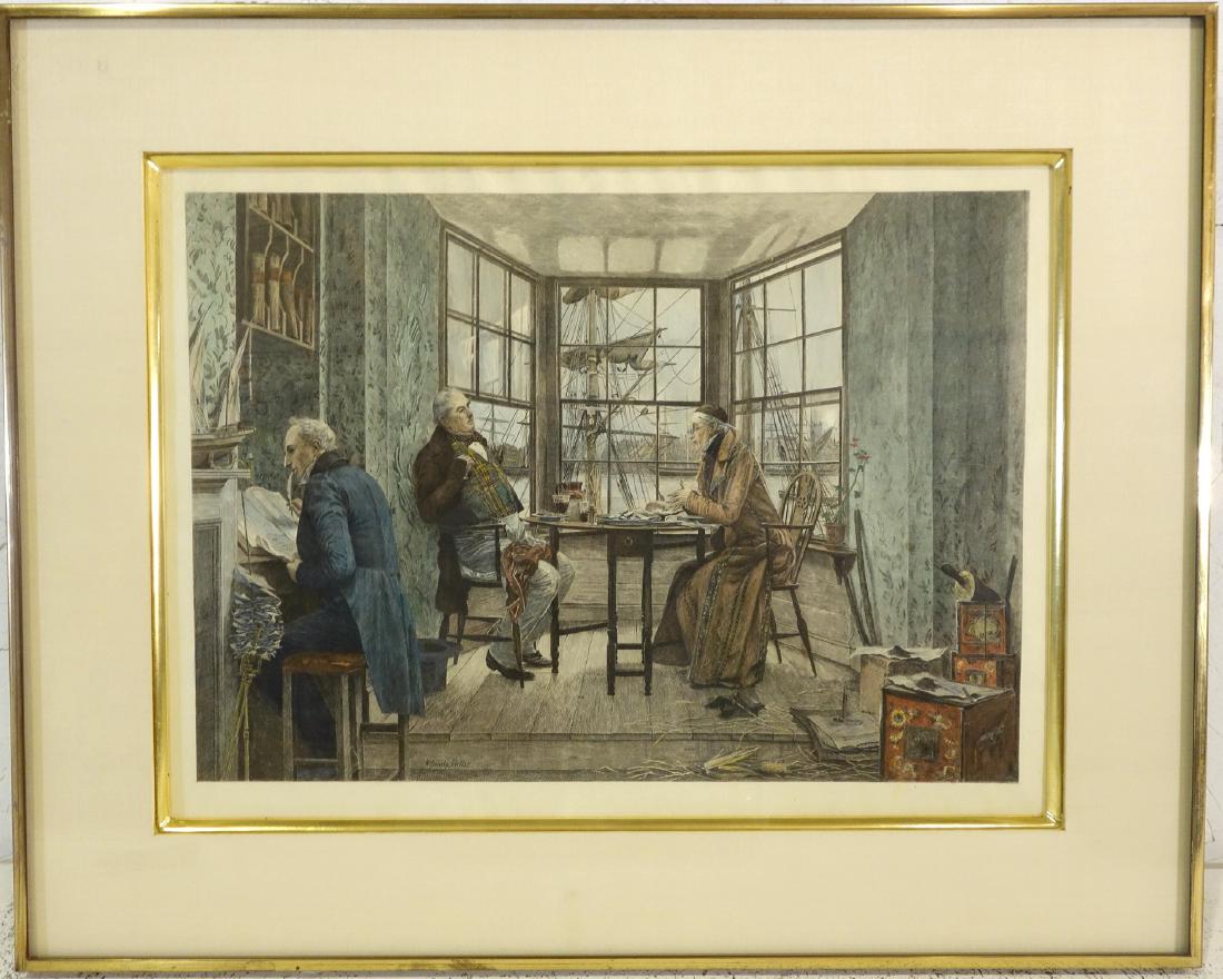 After W. Dendy Sadler, genre color engraving (1 of 7)