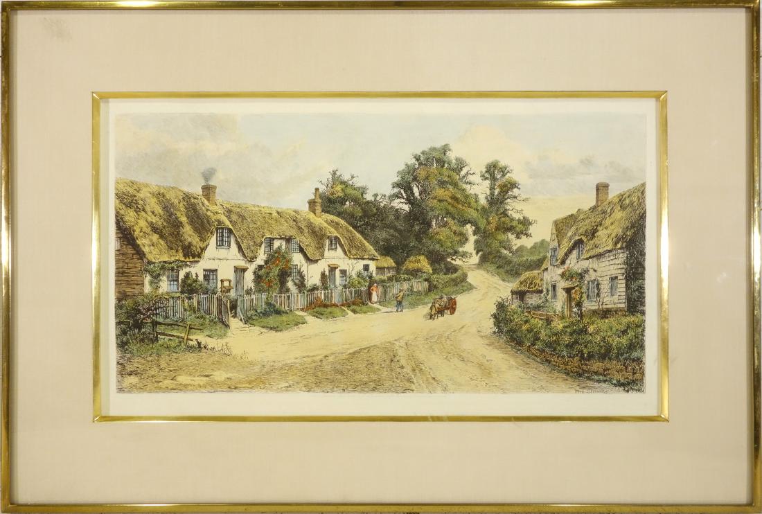 F.A. Slocombe, English countryside etching (1 of 6)