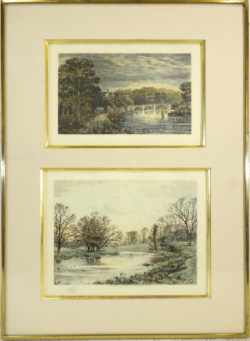 F.A. Slocombe, English Countryside, (2) etchings (1 of 10)
