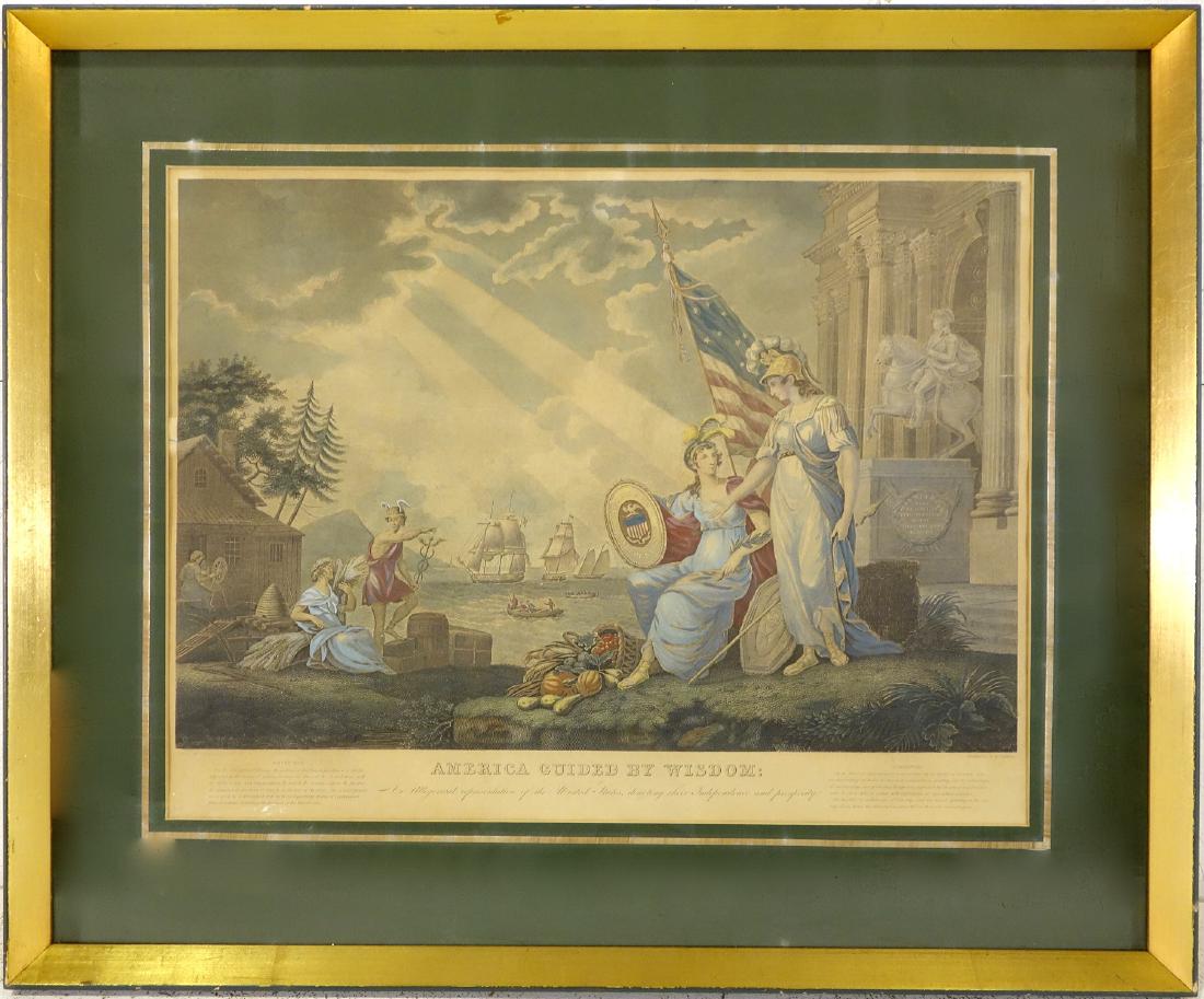 J.J. Barralet, U.S. allegorical color lithograph (1 of 9)