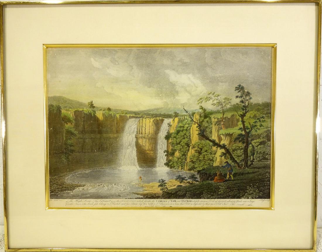 Thomas Smith, waterfall color engraving (1 of 8)