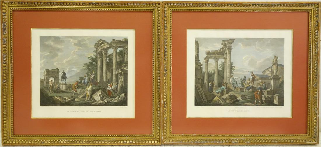 Daudet & Garreau, (2) Roman temple engravings (1 of 10)