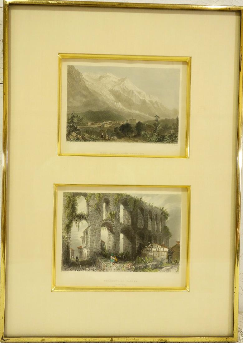 W.H. Bartlett, (2) French country engravings (1 of 10)