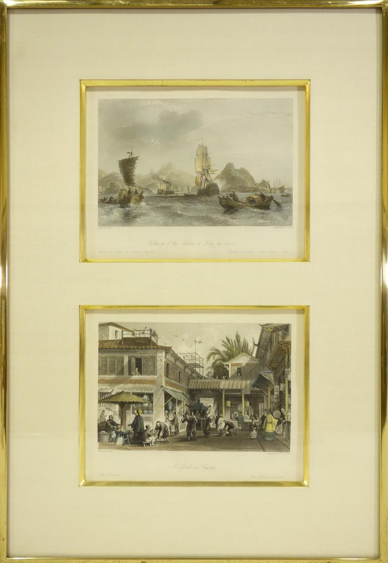 British Colonial School, (2) engravings China (1 of 7)