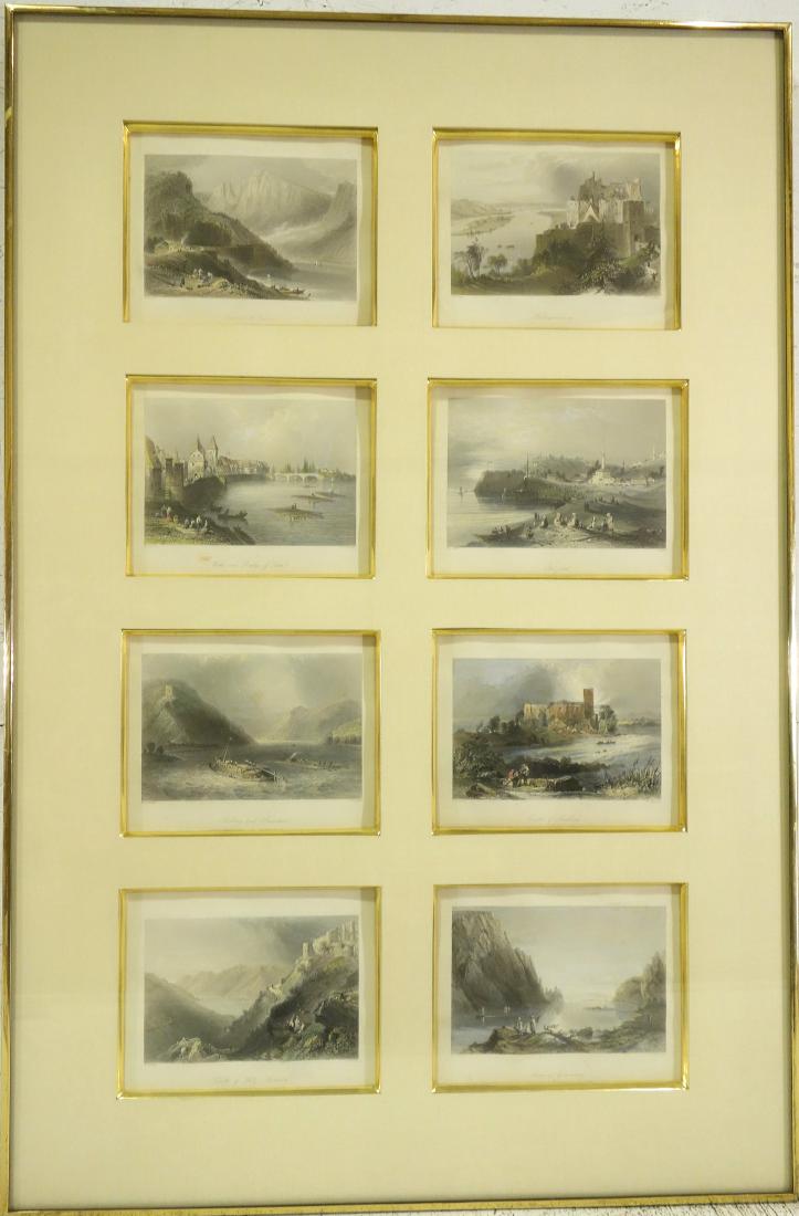 W.H. Bartlett, et al., (8) color engravings (1 of 10)