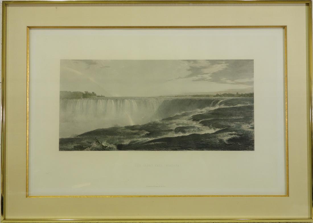 William Forrest, color lithograph Niagara Falls (1 of 9)