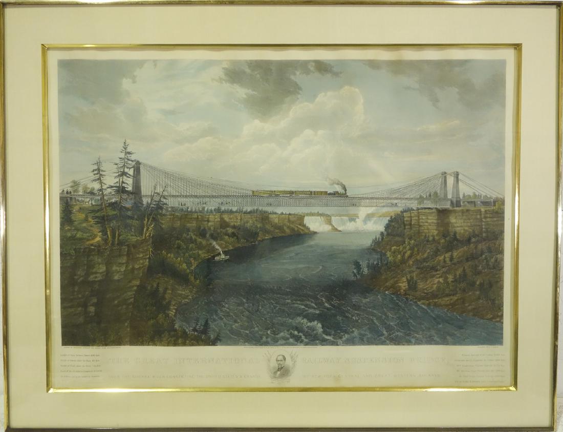 J.F. Richardt, railroad color engraving (1 of 10)