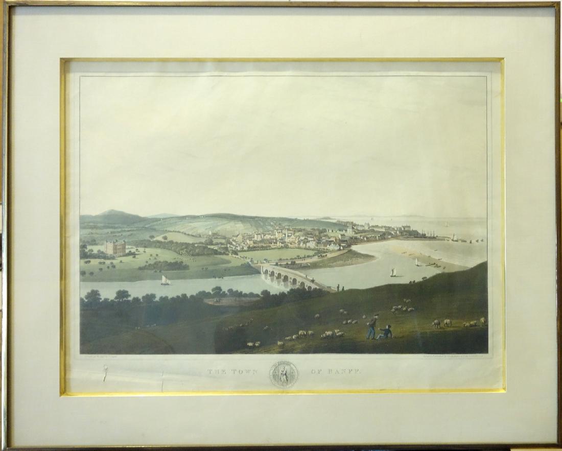 John H. Clark, color aquatint Banff (1 of 10)