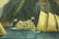 Currier & Ives, lithograph Hudson River ships - 6