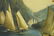 Currier & Ives, lithograph Hudson River ships - 7
