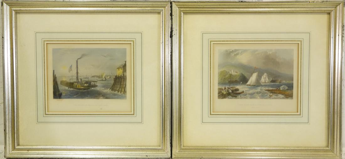 W.H. Bartlett, (2) NYC ship engravings (1 of 10)