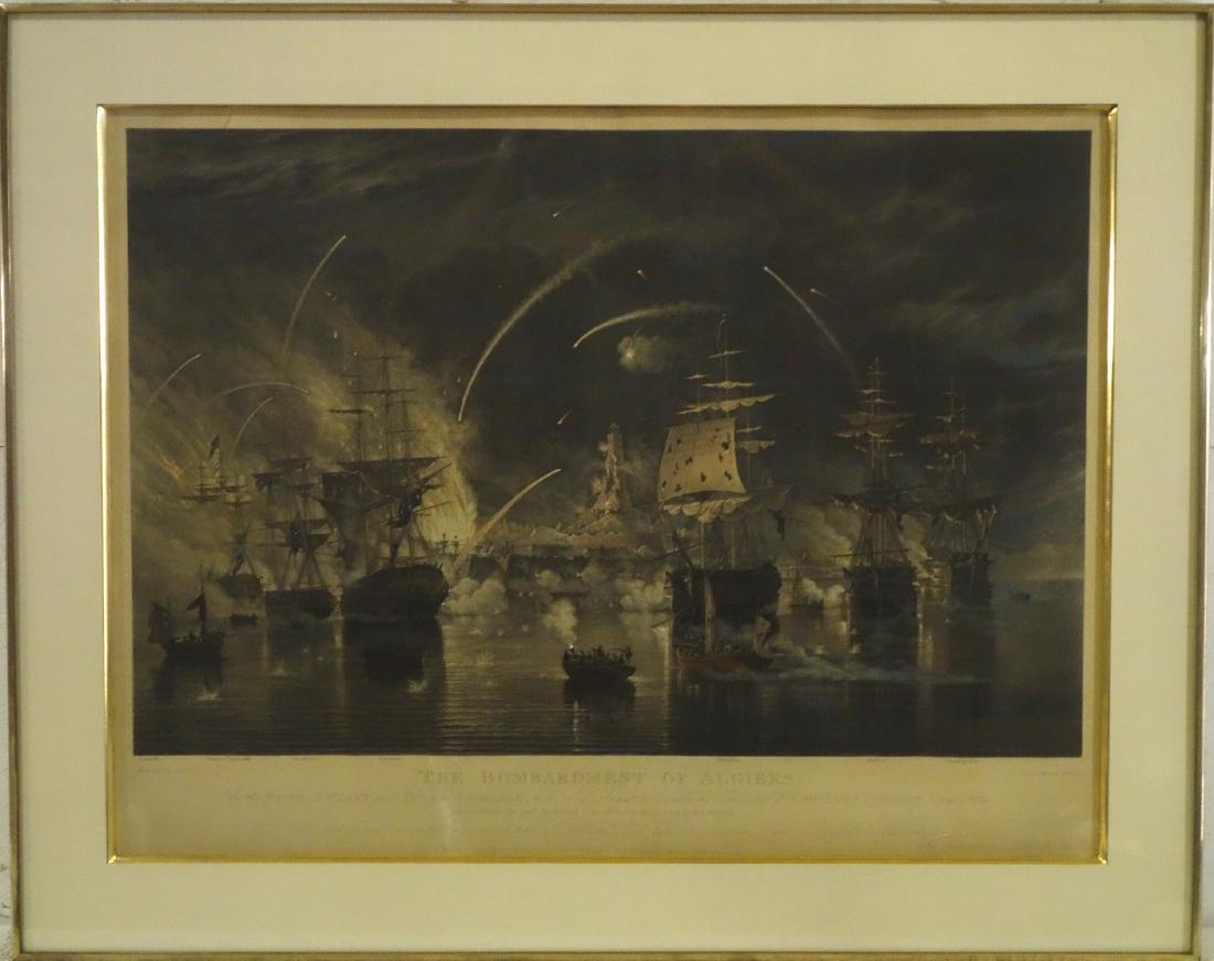 Joseph C. Stadler, French naval color engraving (1 of 10)