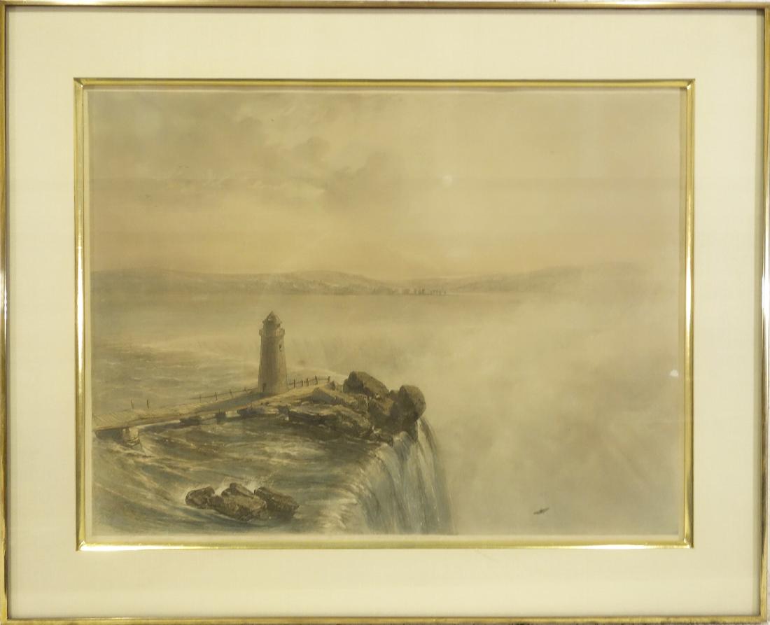 Major Henry Davis, Niagara Falls color lithograph (1 of 7)