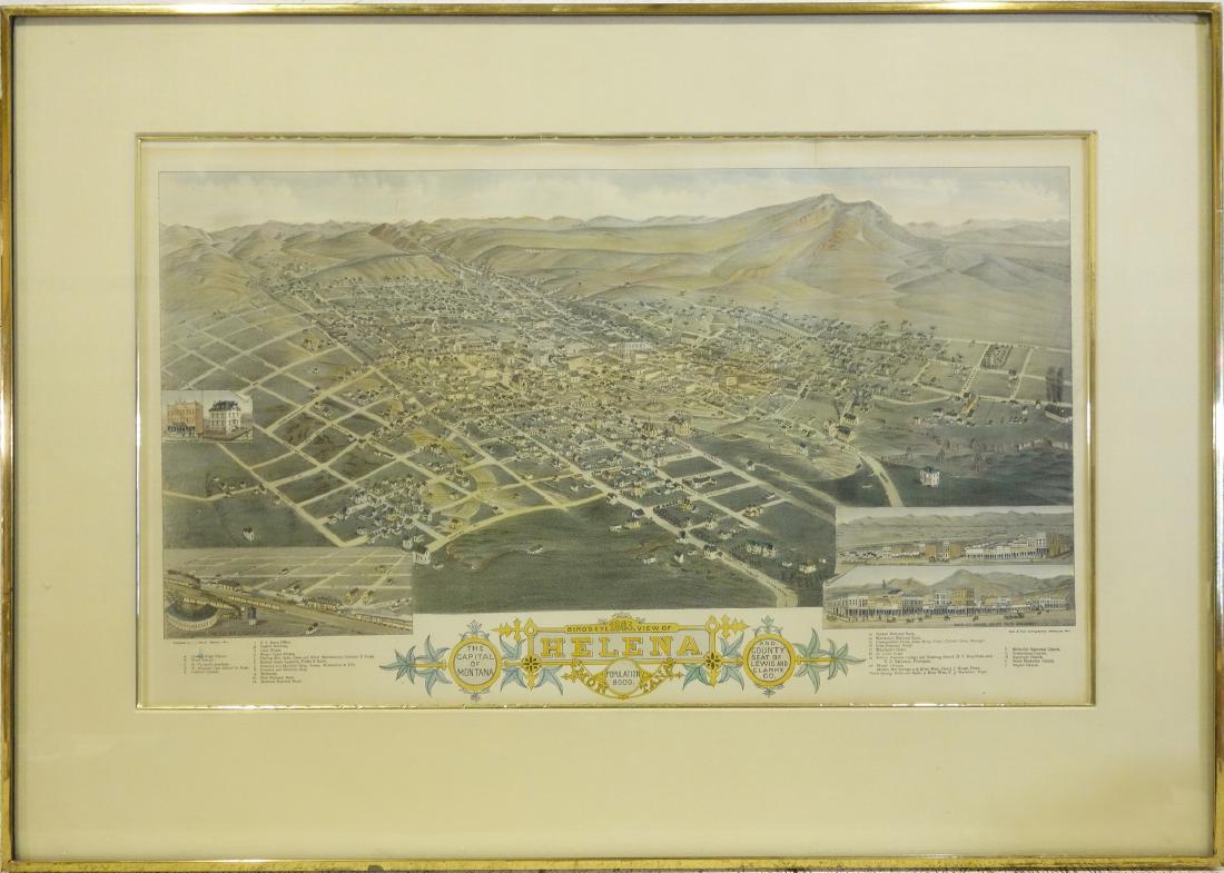 J. J. Stoner, Birds-eye map of Helena, Montana (1 of 9)