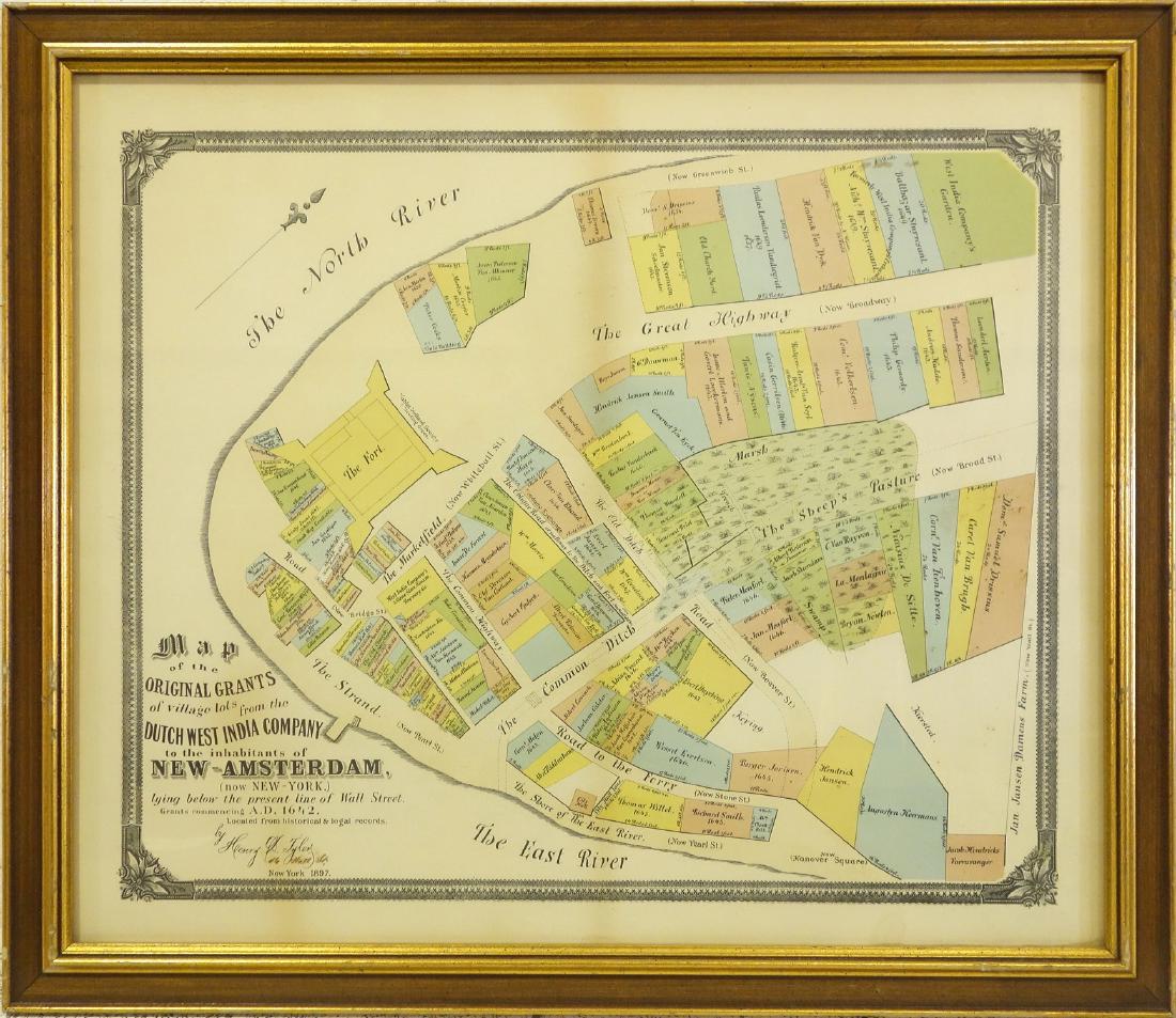 Samuel Holland / H.D. Tyler, map early Manhattan (1 of 9)