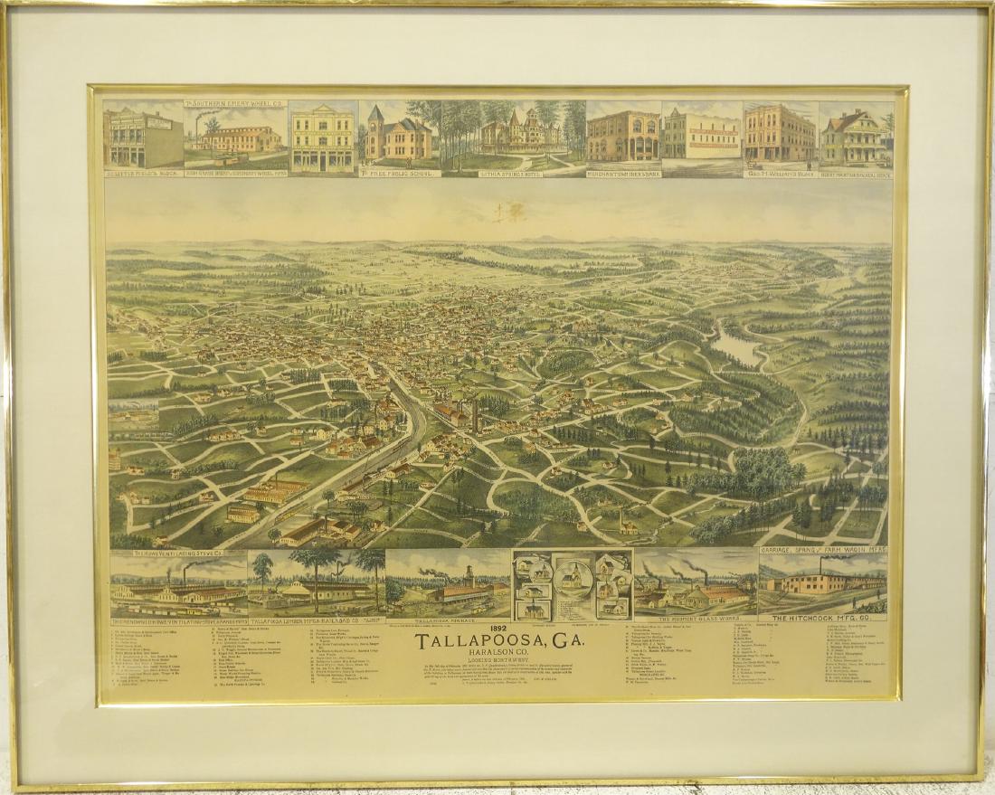 George E. Norris, birdseye map Tallapoosa GA (1 of 10)