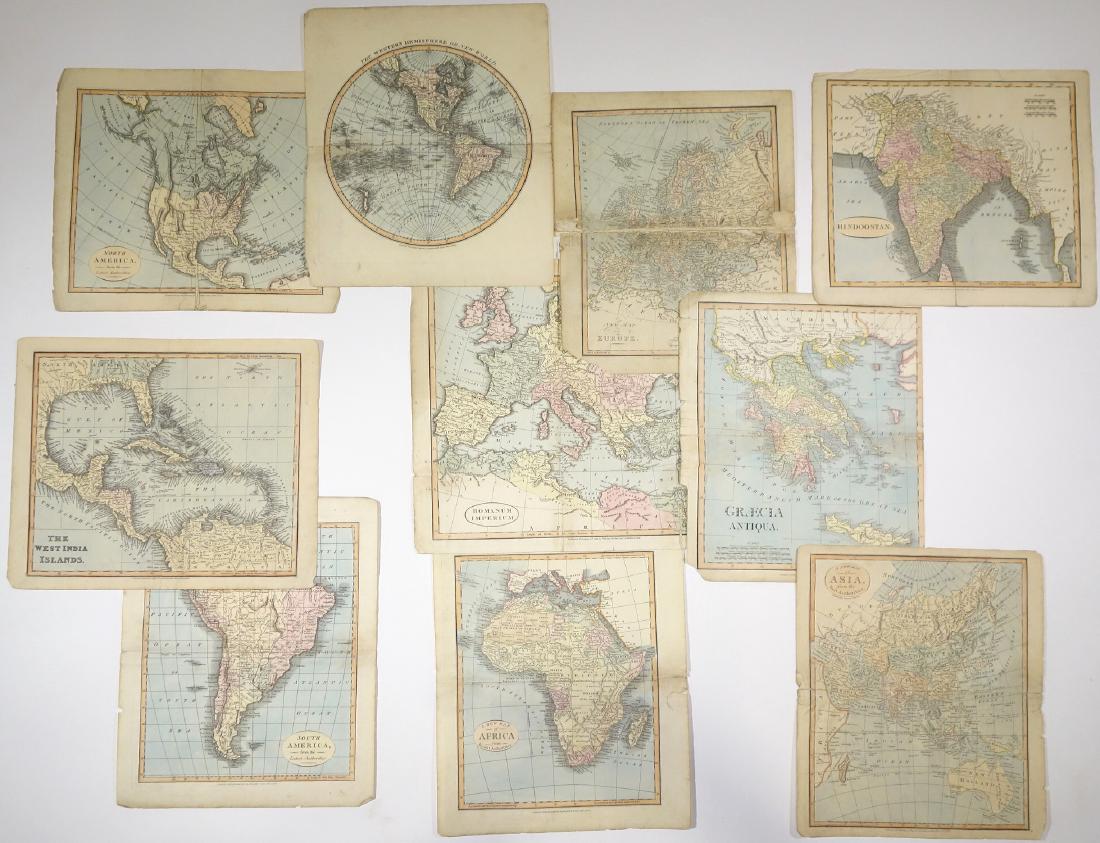 William Darton, (10) antique maps (1 of 10)