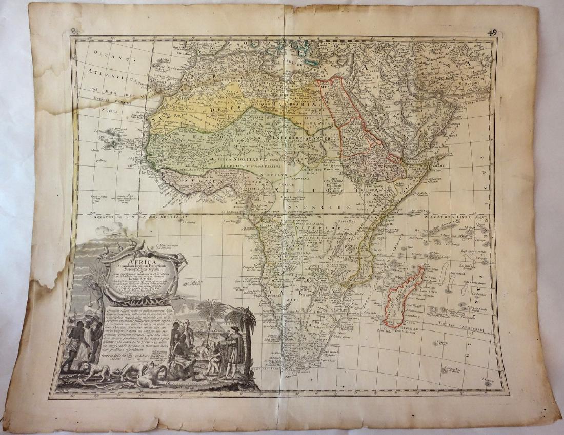 Haas & Heirs, map of Africa (1 of 10)