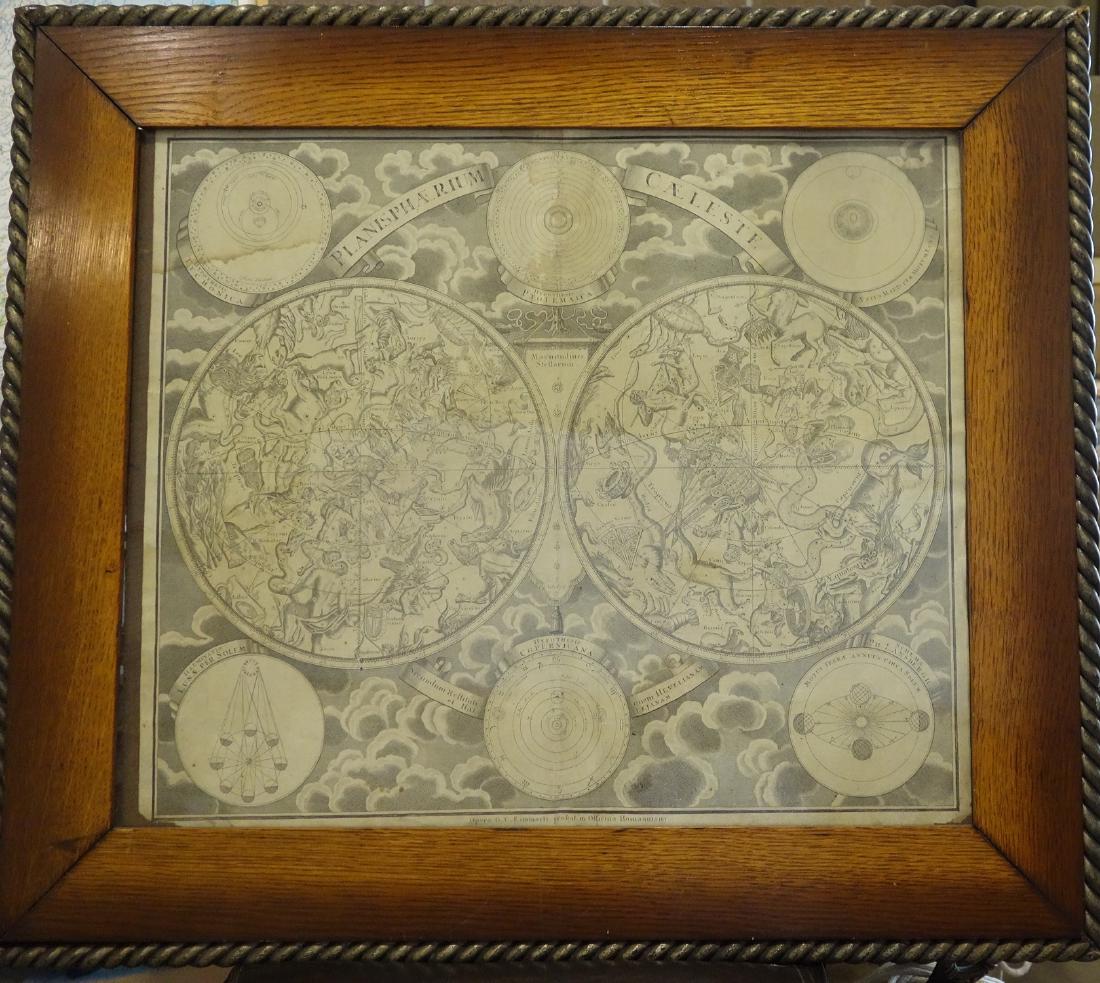 G.C. Eimmart, 18th c. celestial map (1 of 9)