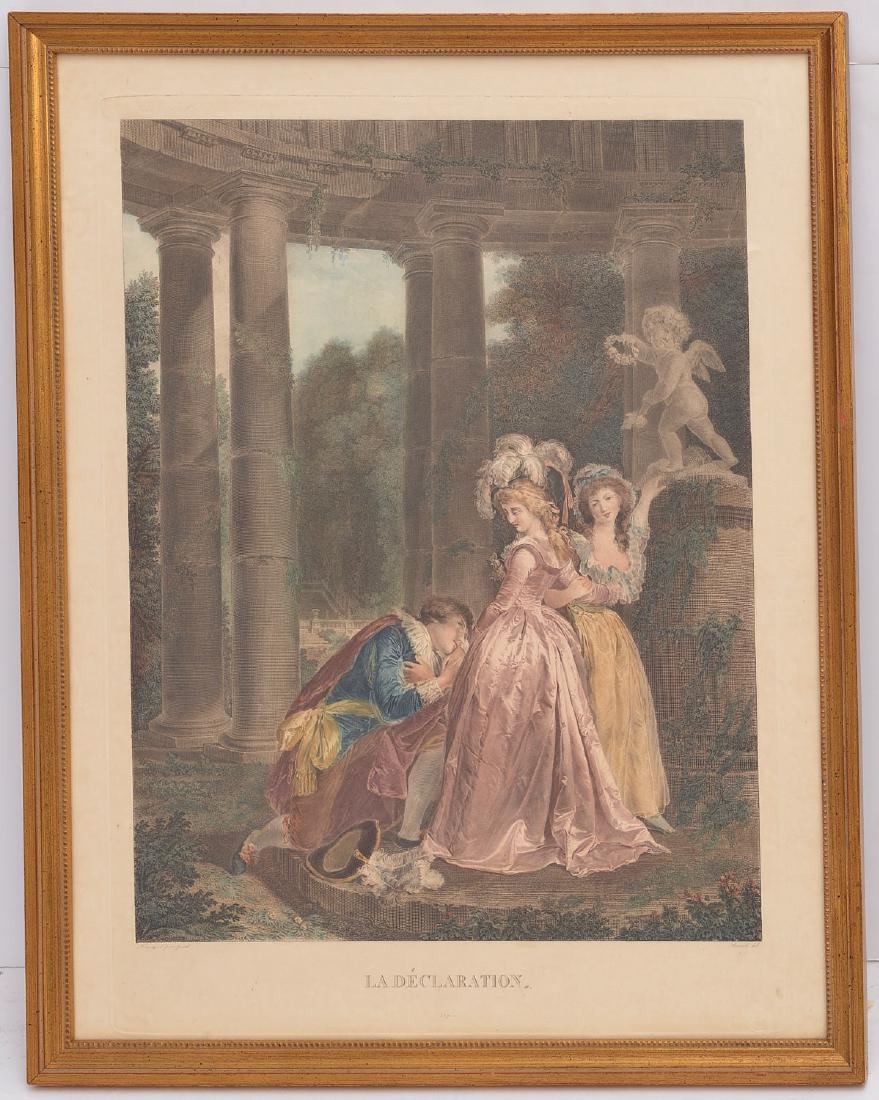 After Jean-Honore Fragonard, etching (1 of 10)