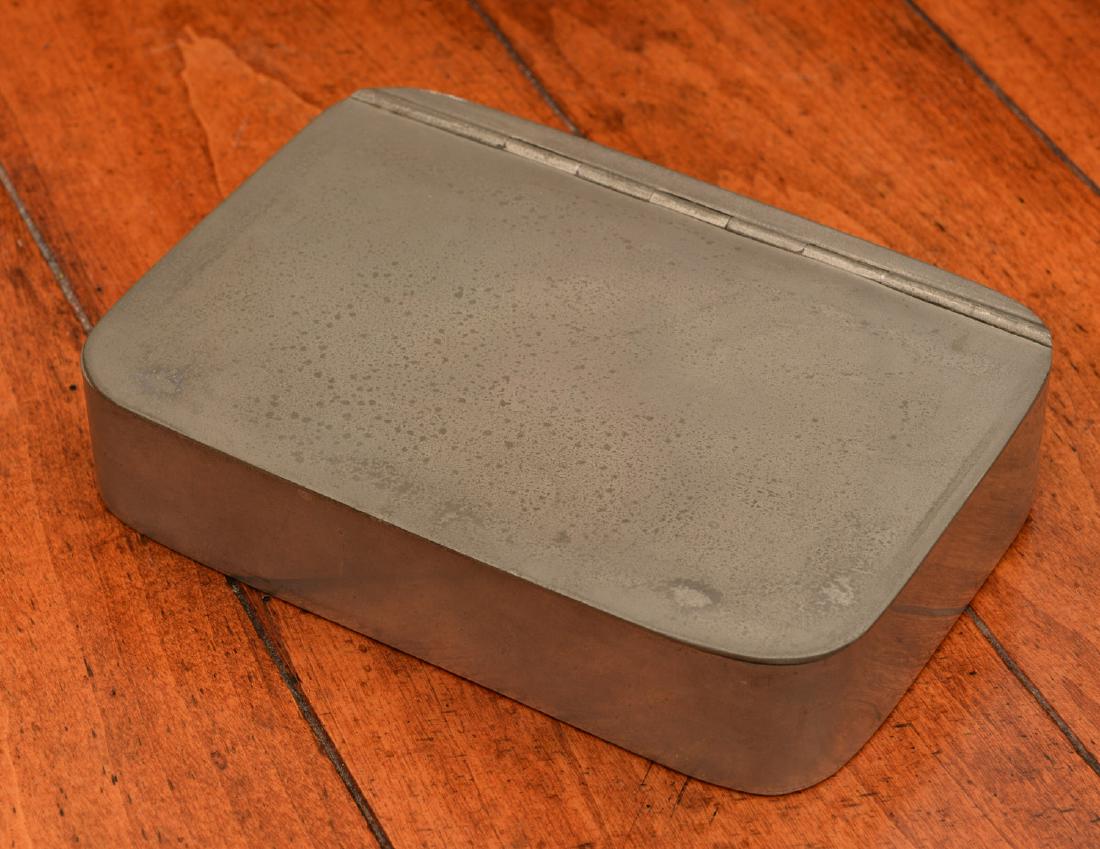 Brooks Bros. English pewter sardine box (1 of 4)
