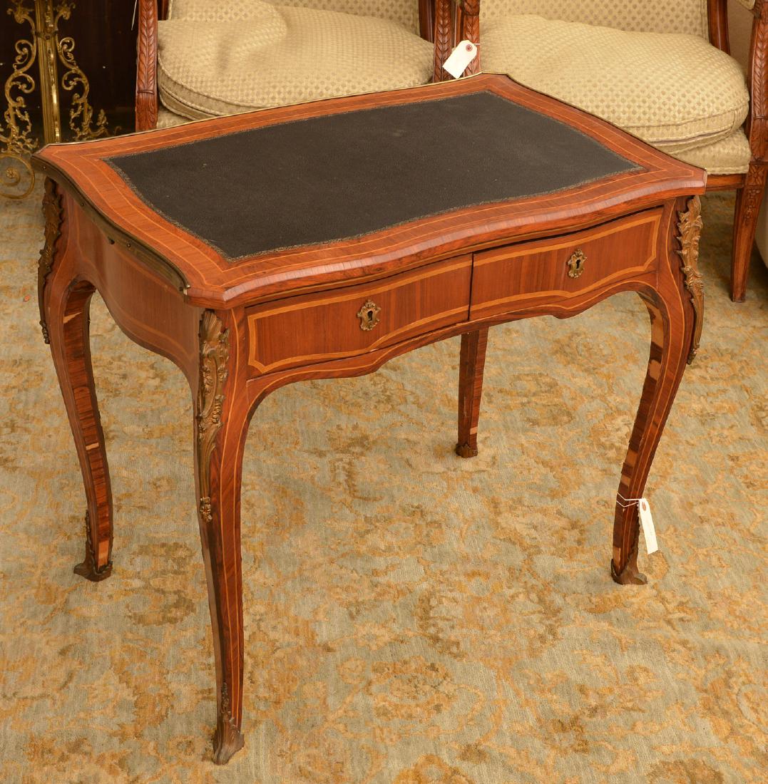 Louis XV style diminutive bureau plat (1 of 10)