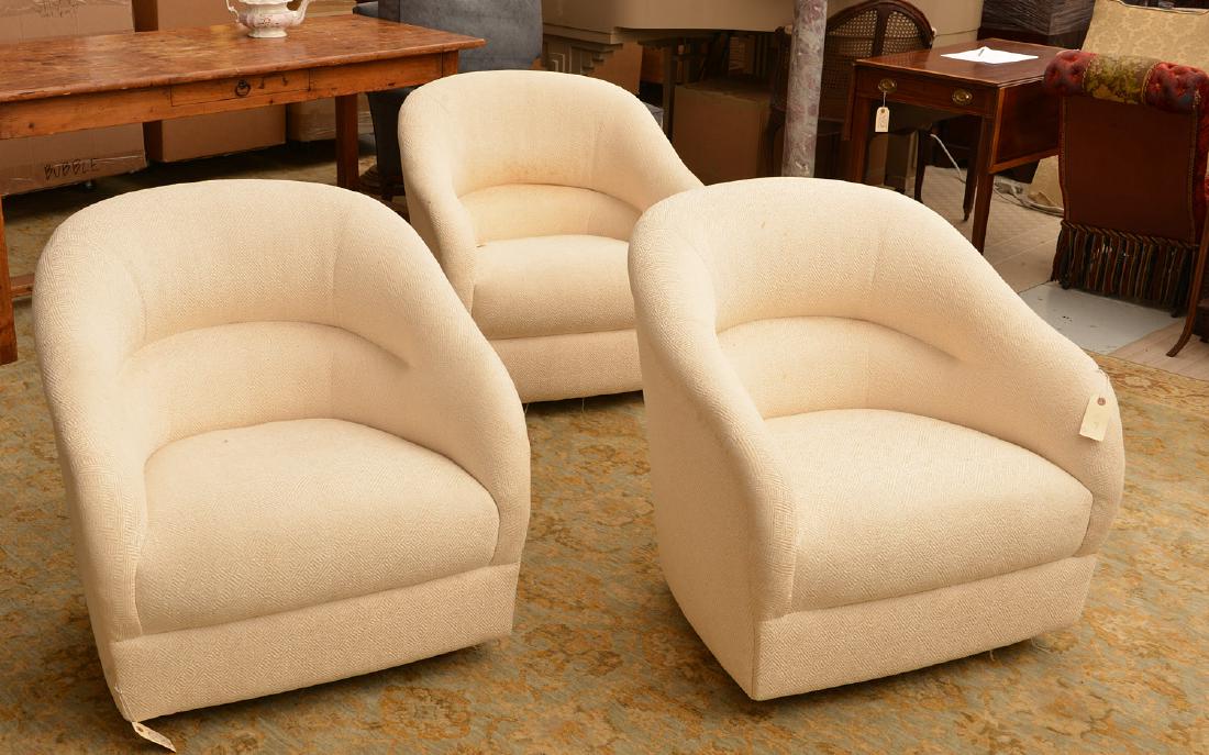Set (3) Ward Bennett for Brickell club chairs (1 of 6)