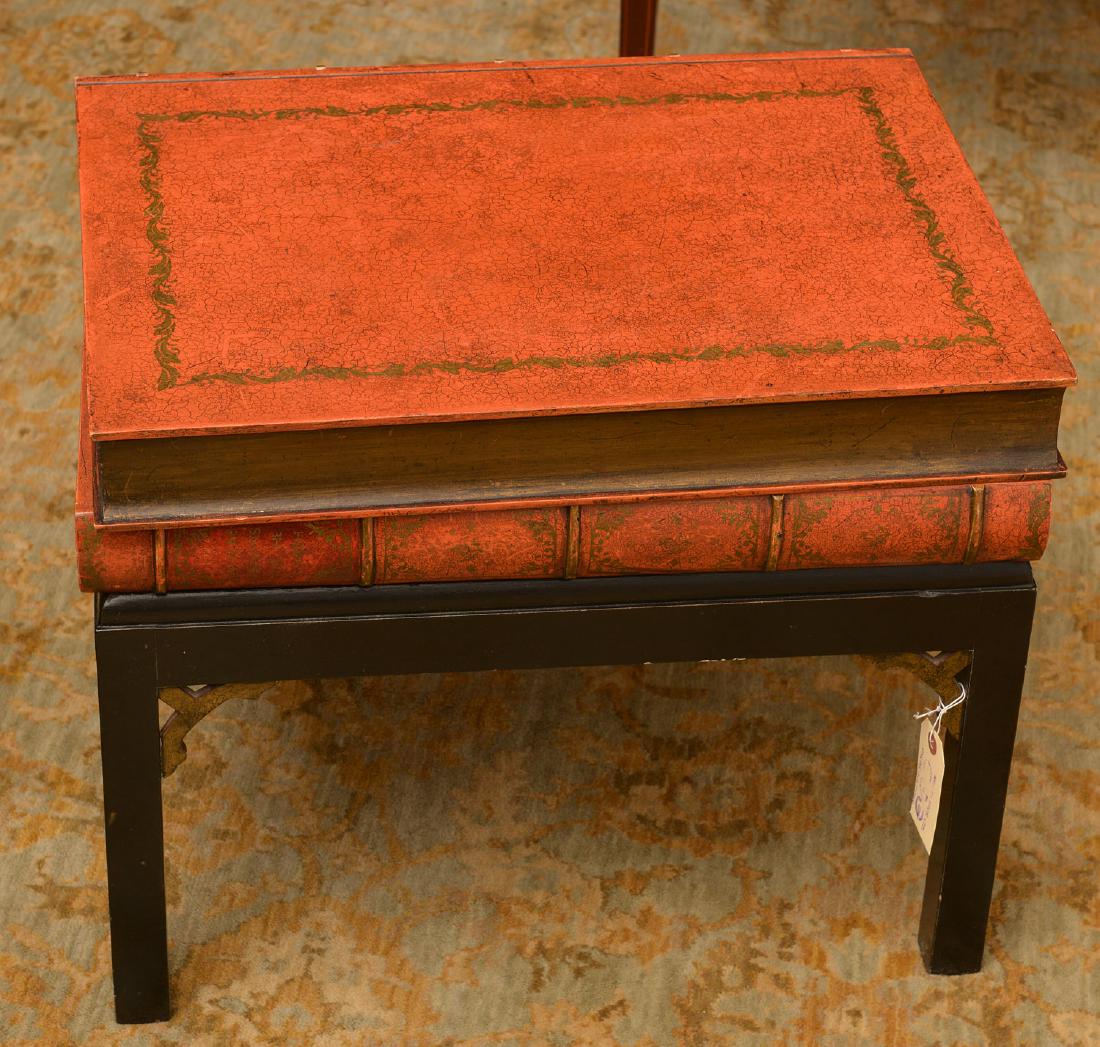 Decorator faux stacked book side table (1 of 8)