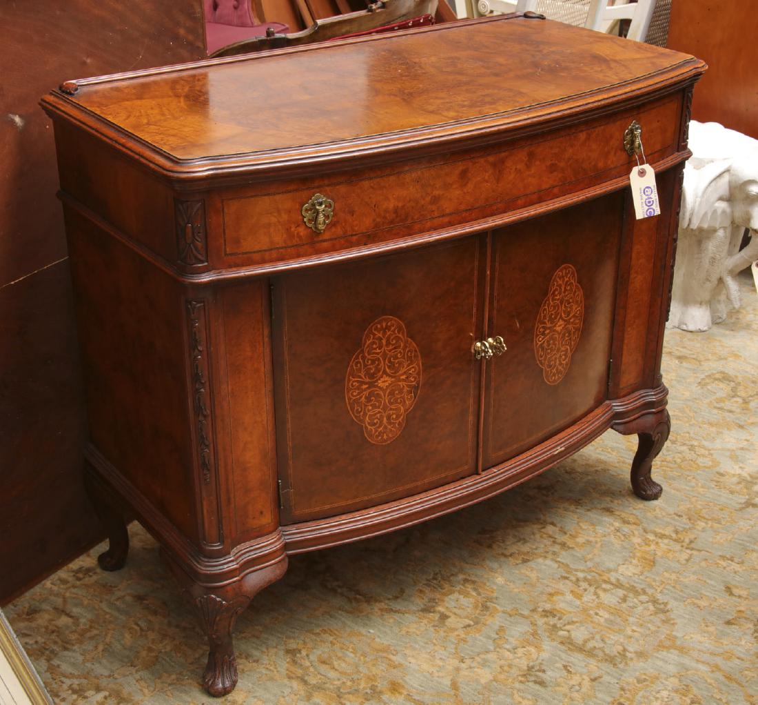 Hathaway's NY burlwood inlaid server (1 of 8)