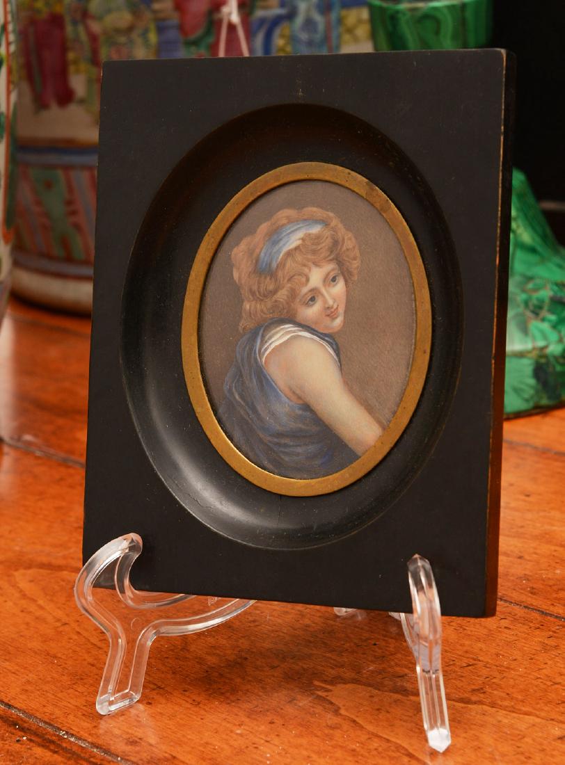 Manner of E.V. Le Brun, miniature portrait (1 of 3)