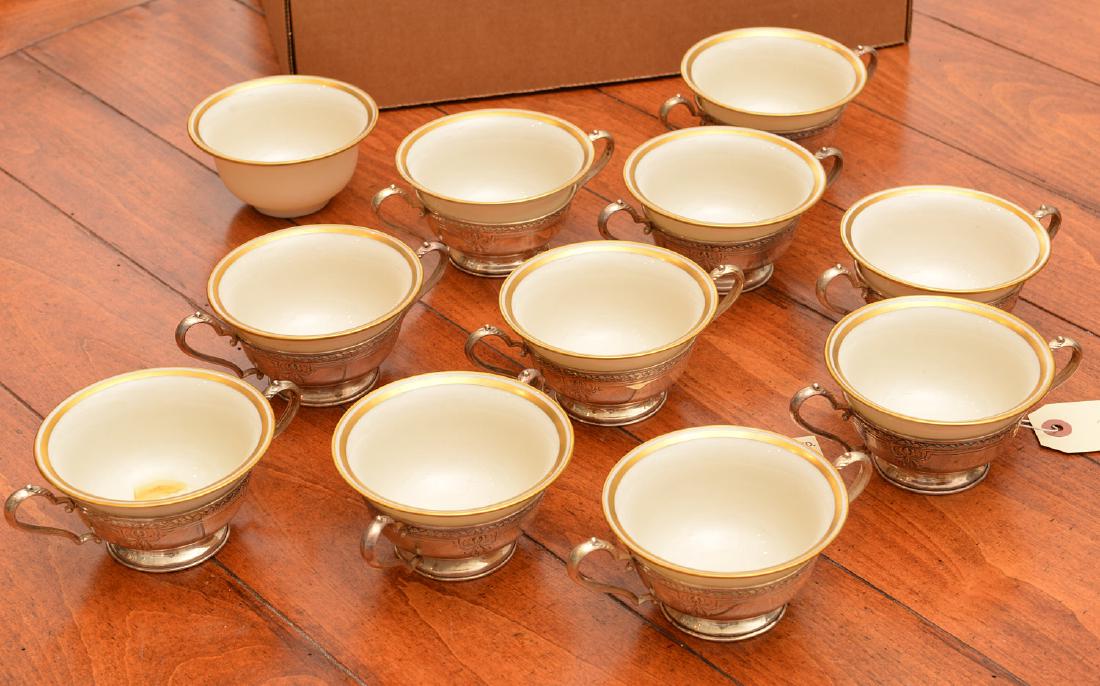 Set International sterling bouillon cups (1 of 5)