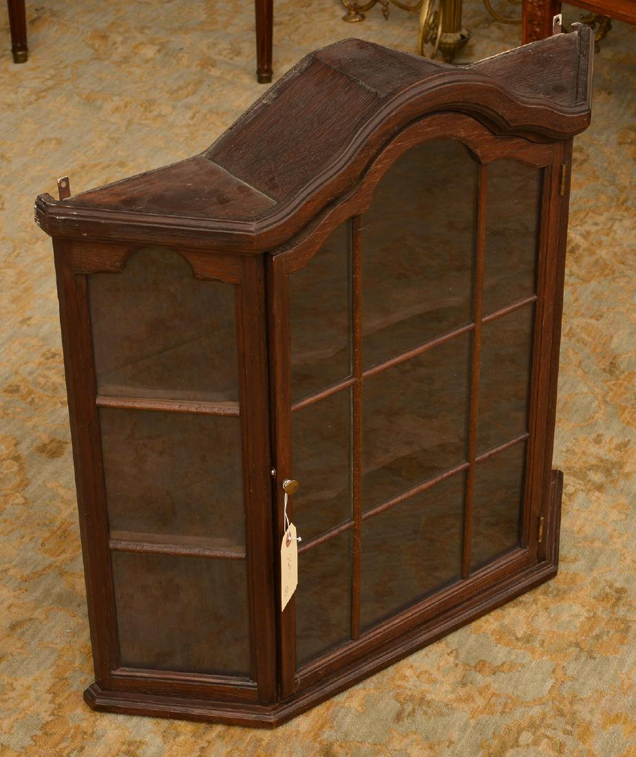 Dutch style wall mount curio cabinet (1 of 9)