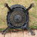 Pair Victorian cast iron garden chairs - 5
