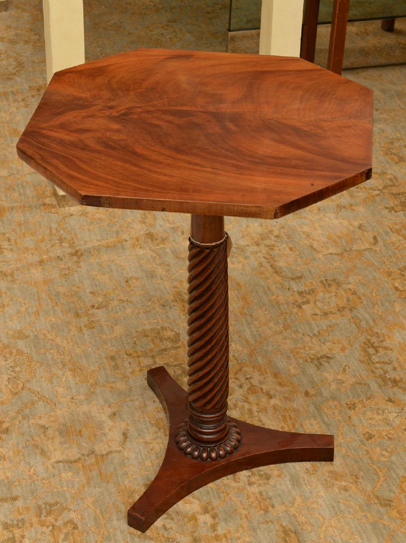 William IV figured mahogany occasional table (1 of 4)